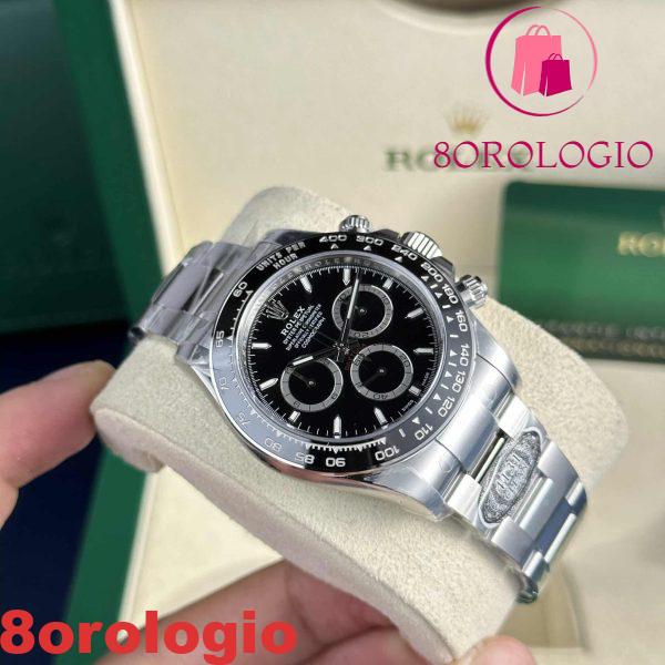 Rolex Daytona Godzilla 126500LN Quadrante Nero Super Replica Clean Factory 40mm Orologio - immagine 7