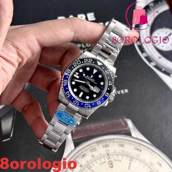 Rolex GMT-Master II 126710BLNR-0003 Batman Bracciale Oyster Replica Clean Factory 40mm Orologio - immagine 7