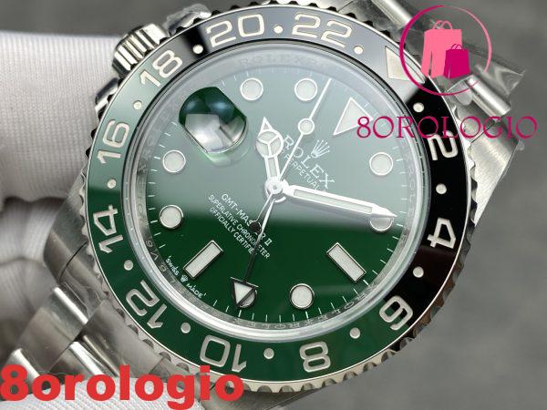 Rolex GMT-Master II 26729VTNR-0001 Quadrante in Ceramica Verde Bracciale Oyster 1:1 Replica ARF 40mm Orologio - immagine 5