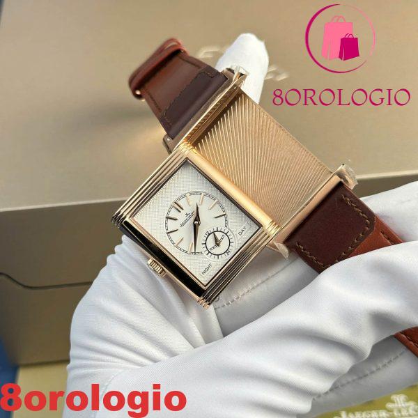 Jaeger-LeCoultre Reverso Tribute Duoface Oro Rosa Q396245J Replica Migliore MGF 47×28.3mm Orologio - immagine 5