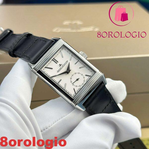 Jaeger-LeCoultre Reverso Tribute Monoface Small Seconds Q713842J Quadrante Bianco Migliore Replica MGF 45.6×27.4mm Orologio - immagine 5