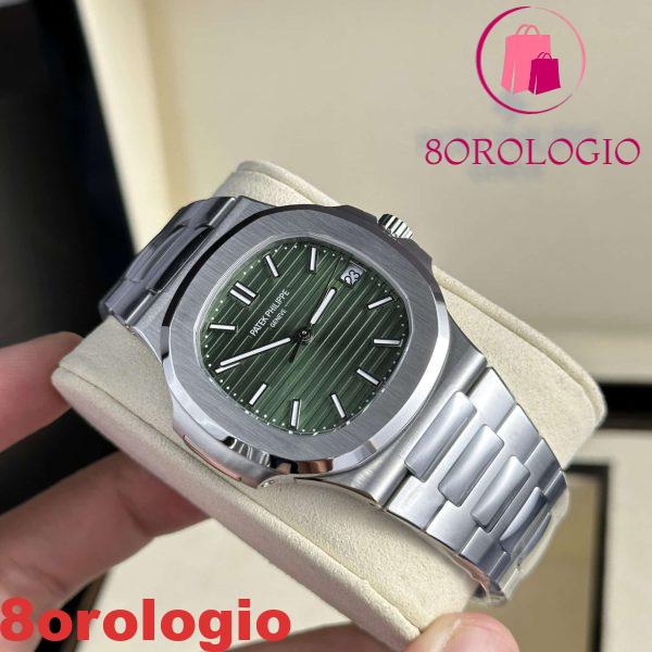 Patek Philippe Nautilus 5711/1A-014 Acciaio Quadrante Verde Migliore Replica 40mm Orologio - immagine 4