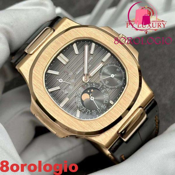 Patek Philippe Nautilus 5712R-001 Oro Rosa Solido 18K 40mm replica Orologio - immagine 4
