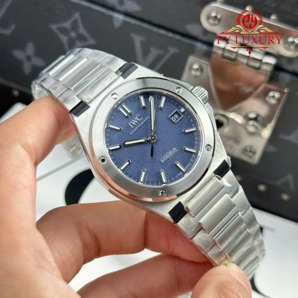 IWC Ingenieur IW328907 Automatic Quadrante Blu 1:1 Migliore Replica V7 Factory 40mm Orologio - immagine 9