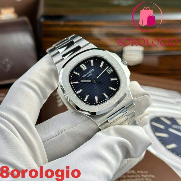 Patek Philippe Nautilus 5811/1G Quadrante Blu Replica Modificata Opzioni Complete Super Clone 41mm Orologio - immagine 4