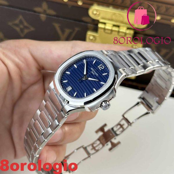 Patek Philippe Nautilus 7118/1A-001 Quadrante Blu Miglior Replica 35.2mm Orologio - immagine 4
