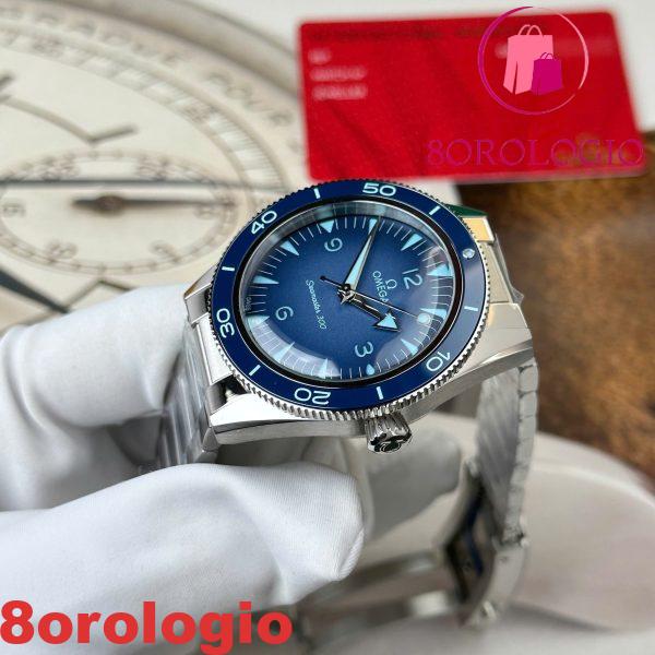 Omega Seamaster 300 Heritage Summer Blue Edition Replica VSF 41mm Migliore Orologio - immagine 7