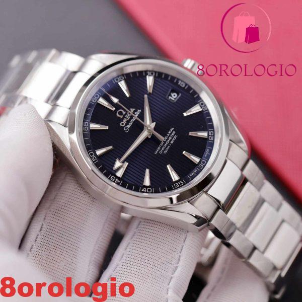 Omega Seamaster Aqua Terra 150M Quadrante Blu Scuro Migliore Replica 41mm Orologio - immagine 5