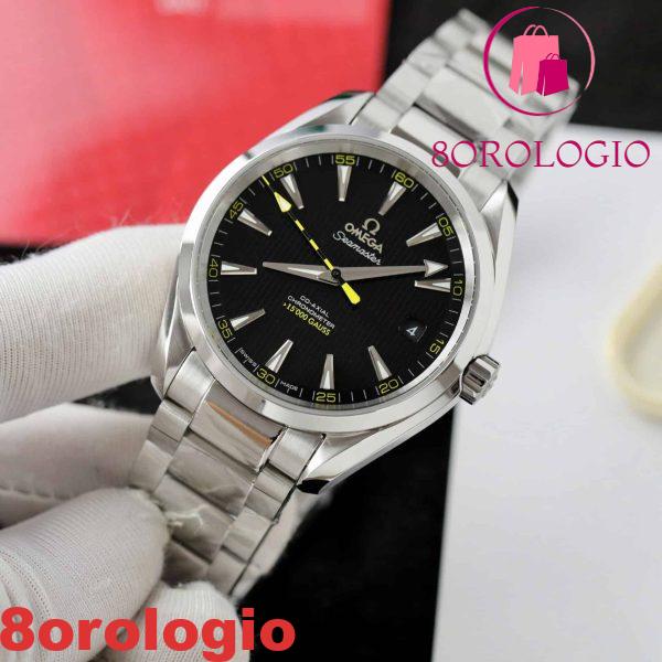 Omega Seamaster Aqua Terra Co-Axial Chronometer >15000 Gauss Quadrante Nero Miglior Replica VSF 41mm Orologio - immagine 7