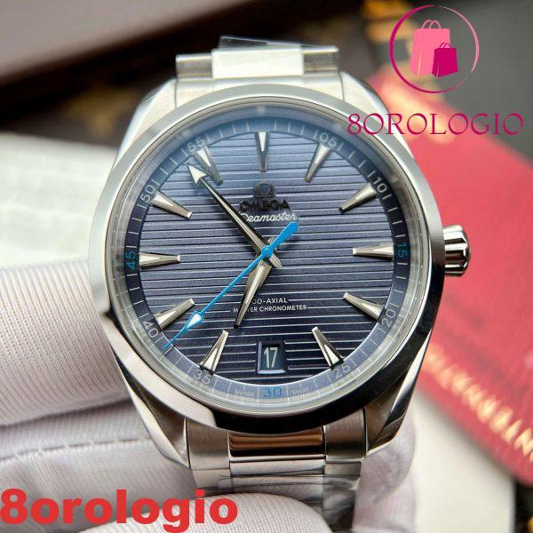 Omega Seamaster Aqua Terra Co-Axial Master Chronometer Quadrante Blu 220.10.41.21.03.002 Migliore Replica VSF 41mm Orologio - immagine 5