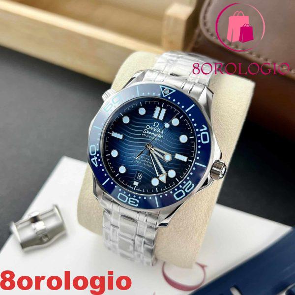 Omega Seamaster Diver 300M 210.30.42.20.03.003 Quadrante Blu Migliore Replica VSF 42mm Orologio - immagine 5