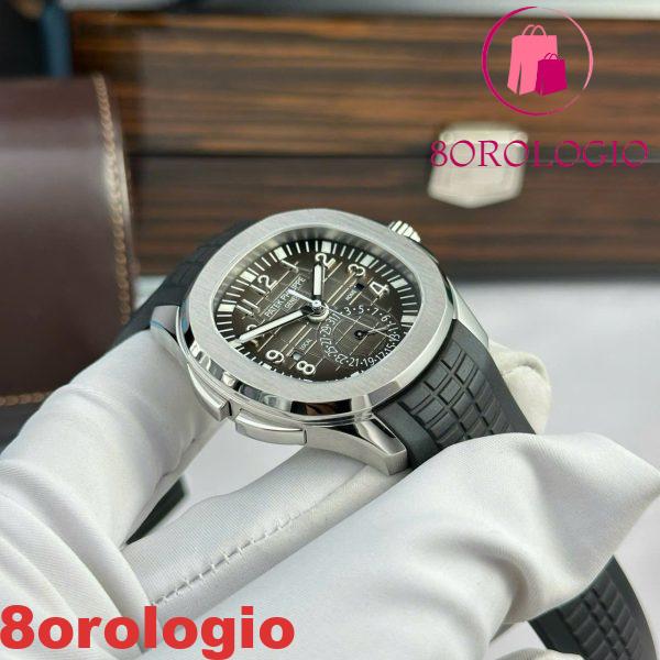 Replica Patek Philippe Aquanaut 5164A-001 Quadrante Grigio ZF 40.8mm Orologio - immagine 5
