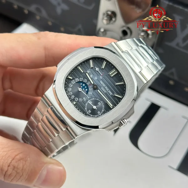 Patek Philippe Nautilus 5712/1A Quadrante Blu Replica di Alta Qualità PPF V3 40mm Orologio - immagine 4