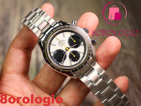 Replica Omega Speedmaster Racing Chronograph 326.30.40.50.04.001 Acciaio Quadrante Bianco 40mm Orologio - immagine 6