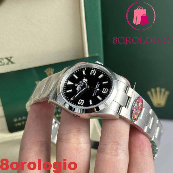 Rolex Explorer 124270 Quadrante Nero Replica di Migliore Qualità Clean Factory 36mm Orologio - immagine 7