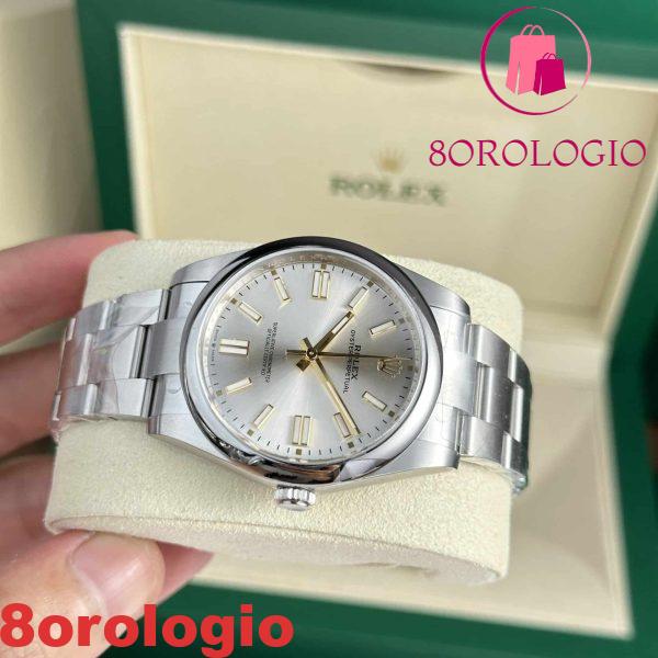 Replica di Alta Qualità Rolex Oyster Perpetual 41 124300-0001 Quadrante Argento Clean Factory Orologio - immagine 6