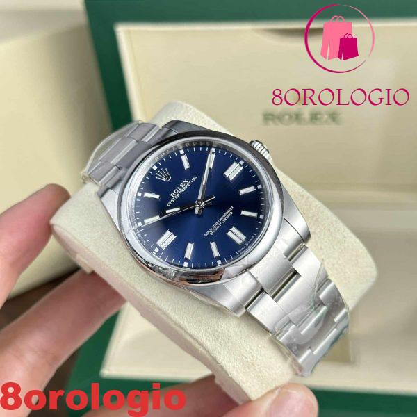 Rolex Oyster Perpetual 41 124300-0003 Quadrante Blu Replica di Alta Qualità Clean Factory Orologio - immagine 7