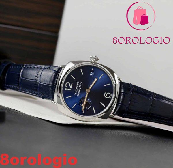 Panerai Radiomir Quaranta Quadrante Blu Cinturino in Pelle PAM01293 1:1 Migliore Replica VSF 40mm Orologio - immagine 5