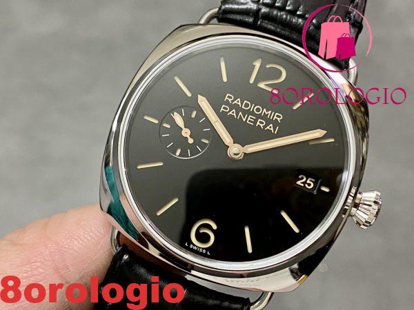 Panerai Radiomir Quaranta Replica PAM1294 Quadrante Nero Cinturino in Pelle 1:1 Super Clone VSF 40mm Orologio - immagine 4