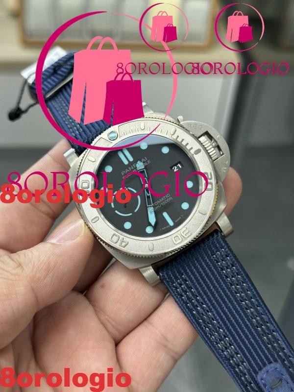 Panerai Submersible Mike Horn Edition PAM 985 Titanio Quadrante Nero Miglior Replica VSF 47mm Orologio - immagine 4