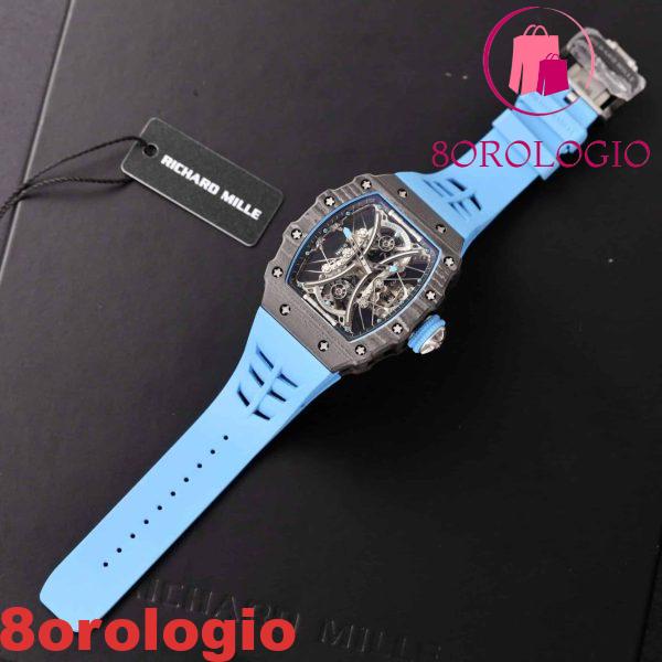 Richard Mille RM 53-01 Tourbillon Pablo Mac Donough Fibra di Carbonio Migliore Replica Orologio - immagine 6