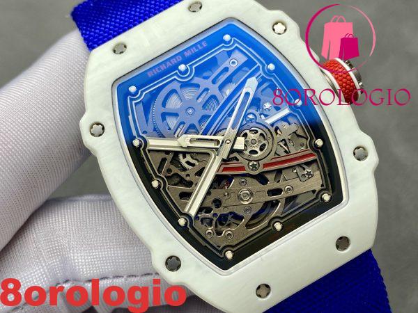 Richard Mille RM 67-02 Alexis Pinturault Edition Extra Flat Replica 1:1 38.7 x 47.52mm Orologio - immagine 4