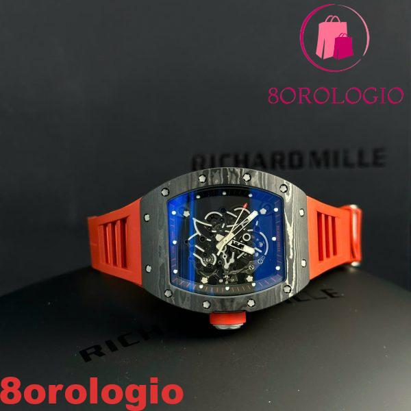 Replica Richard Mille RM055 Bubba Watson Dark Legend Fibra di Carbonio Miglior ZF 42.7 X 49.9mm Orologio - immagine 7
