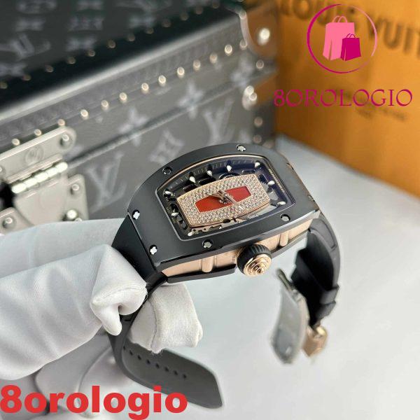 Richard Mille RM07-01 Ceramica Quadrante in Diaspro Rosso Miglior Replica 45.32 X 32.3mm Orologio - immagine 4