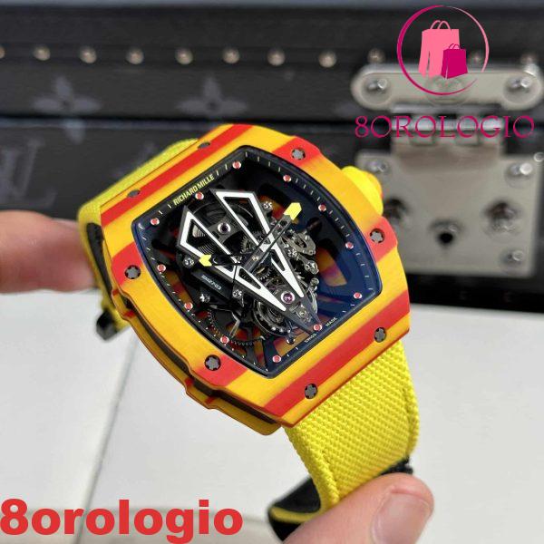 Richard Mille RM27-03 Rafael Nadal Tourbillon Carbon TPT Miglior Replica BBR 40.3mm Orologio - immagine 5