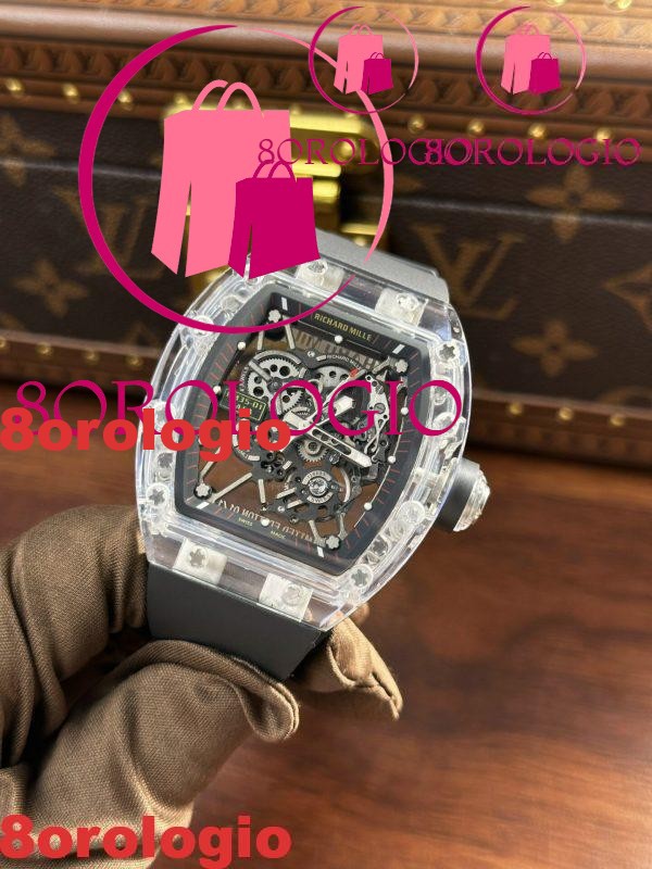 Richard Mille RM35-01 Rafael Nadal Zaffiro Migliore Replica Sonic Factory 42mm Orologio - immagine 7