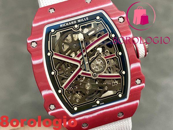 Richard Mille RM67-02 Mutaz Barshim Quart TPT Extra Flat Replica 1:1 Super Clone 38,7 X 47,52 mm Orologio - immagine 4