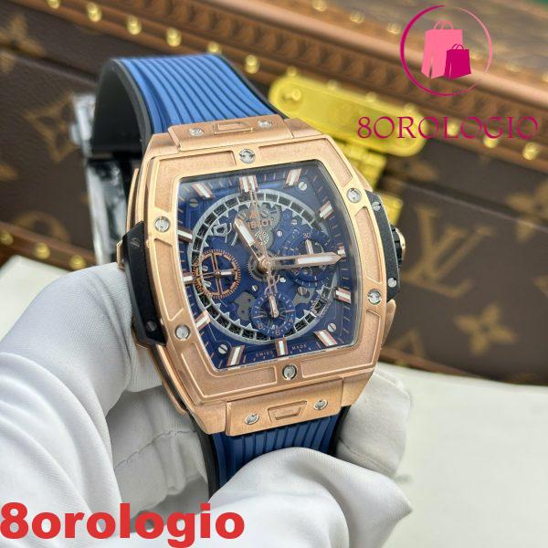 Hublot Spirit Of Big Bang King Gold Blue Miglior Replica BBF 42mm Orologio - immagine 5