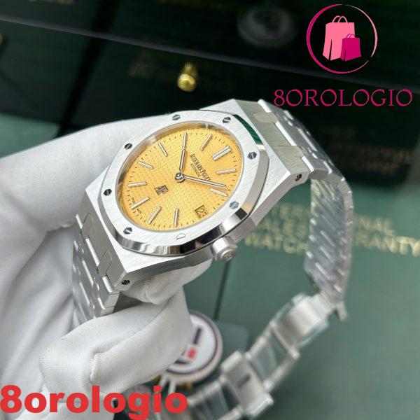 Audemars Piguet Royal Oak Jumbo Extra Thin 15202BC Quadrante Salmone Replica IPF 39mm Orologio - immagine 8