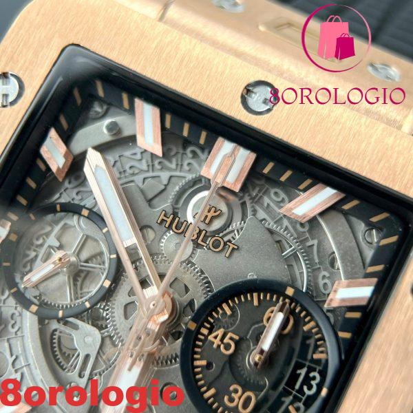 Replica di Alta Qualità Hublot Square Bang Unico King Gold BBF 42mm Orologio - immagine 5