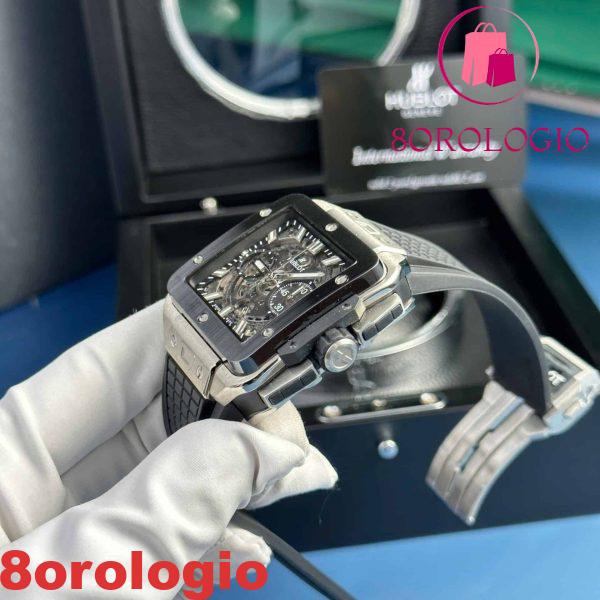 Replica Hublot Square Bang Unico Titanio Ceramica Migliore Qualità BBF 42mm Orologio - immagine 4