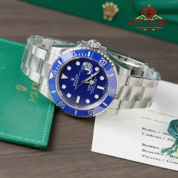 Rolex Submariner 116619LB Quadrante Blu 1:1 Replica di Migliore Qualità VSF 40mm Orologio - immagine 5