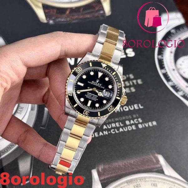 Rolex Submariner Date 126613LN-0002 Bicolore Oro Giallo Quadrante Nero VS Factory Miglior Replica 41mm Orologio - immagine 7