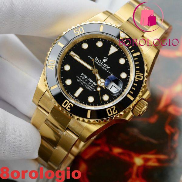Rolex Submariner Date 126618LN-0002 Quadrante Nero Oro Giallo Miglior Replica VSF 41mm Orologio - immagine 6