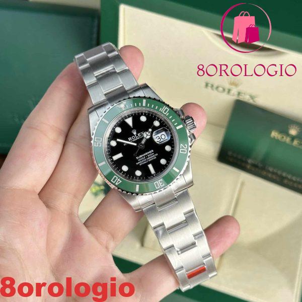 Replica di alta qualità Rolex Submariner Starbuck 126610LV quadrante nero lunetta in ceramica verde 41mm Orologio - immagine 8