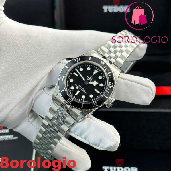 Tudor Black Bay 7941A1A0NU-0003 Quadrante Nero Lunetta in Ceramica Nera Replica 1:1 Migliore Clone ZF 41mm Orologio - immagine 5
