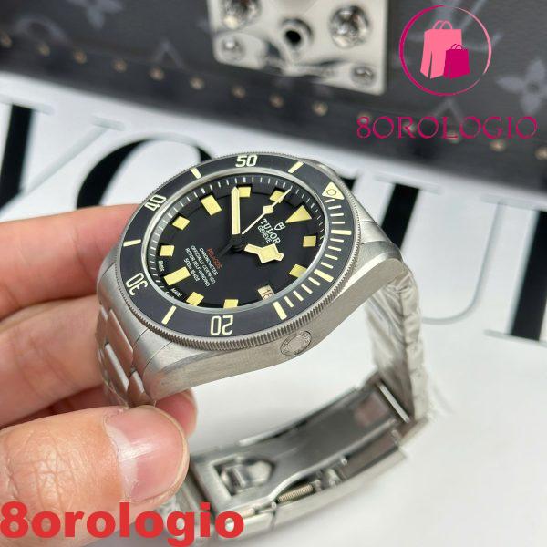 Tudor Pelagos LHD Titanium 25610tnl-0001 Quadrante Nero Migliore Replica VSF 42mm  Orologio - immagine 8