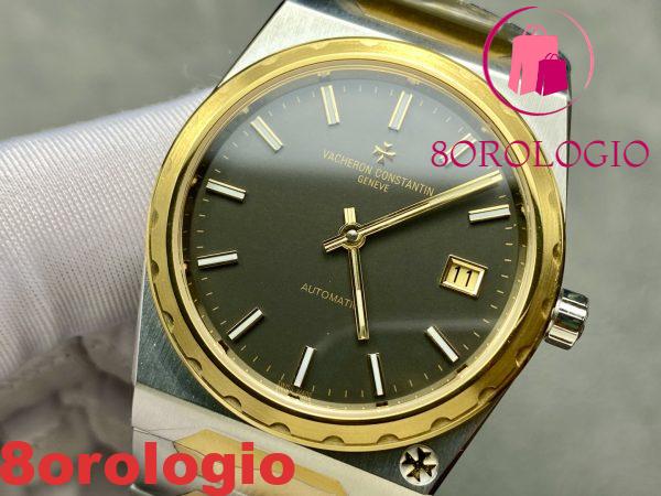Vacheron Constantin Historiques 222 Jumbo Two Tone Yellow Gold Grey Dial Replica 1:1 Migliore Copia Factory 37mm Orologio - immagine 4