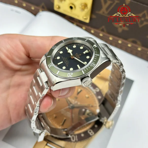 Replica migliore 1:1 ZF 41mm Tudor Black Bay Harrods Edizione Speciale Quadrante Nero Luned'ella Verde M79230G-0001 Orologio - immagine 7