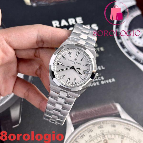 Vacheron Constantin Overseas 4500V Quadrante Bianco Replica PPF 41mm Orologio - immagine 7
