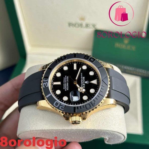Replica di Alta Qualità Rolex Yacht-Master 226658 Oro Giallo Quadrante Nero 42mm Orologio - immagine 7