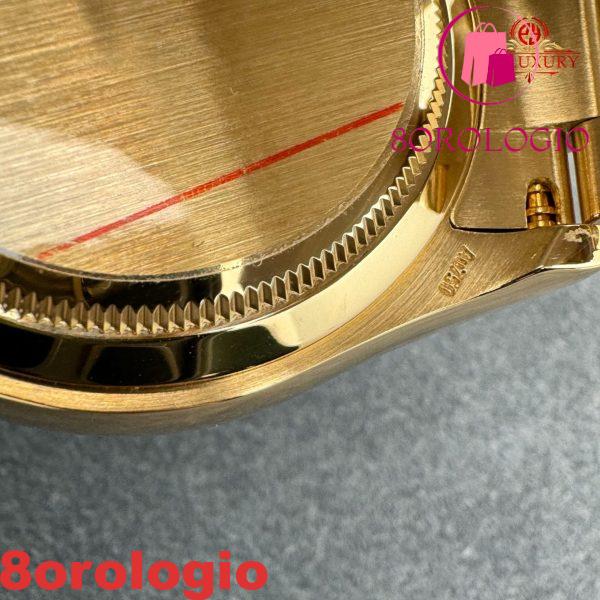 Rolex Daytona 126598TRU Replica Personalizzato 18K Oro Massiccio Rubini Naturali Diamanti Naturali 40mm Orologio - immagine 21