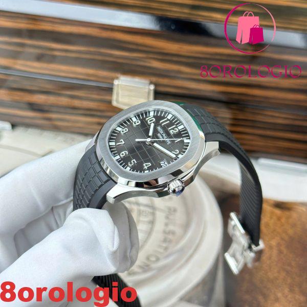 Patek Philippe Aquanaut 5167A-001 Quadrante Nero Modificato Opzioni Massime Super Clone Replica Migliore 40.8mm Orologio - immagine 10