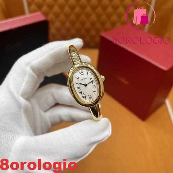 Cartier Baignoire WGBA0037 Small Model 18K Oro Giallo Avvolto 1:1 Migliore Replica (Misura del Polso 15, 16, 17cm) Orologio - immagine 6