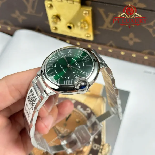 Cartier Ballon Bleu De Cartier CRWSBB0071 Quadrante Verde Migliore Replica AF 40mm Orologio - immagine 8