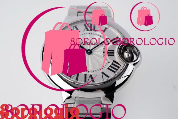 Cartier Ballon Bleu W6920084 Quadrante Bianco Bracciale Migliore Replica AF 33mm Orologio - immagine 5